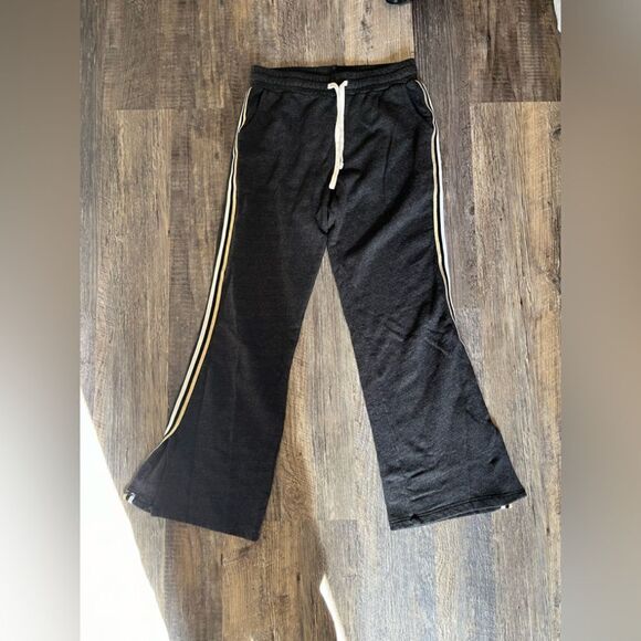 Sundry Black Pants with White Stripes - Picture 1 of 4